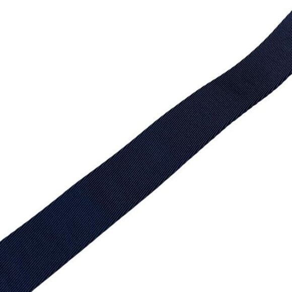 Dior Belt Logo Jacquard Small Item Canvas Leather Logo Navy Silver Hardware main image 6